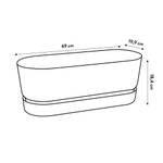 greenville trough long 70cm living concrete